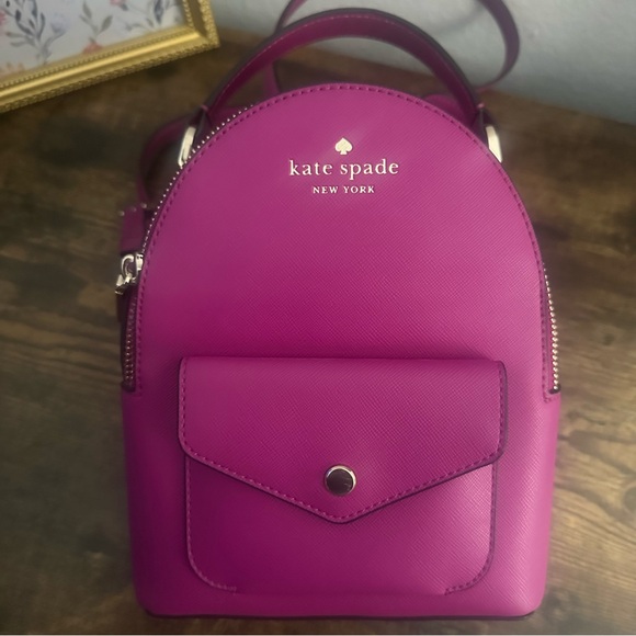 Kate Spade New York Small Backpack – Magenta Pink - Picture 6 of 8